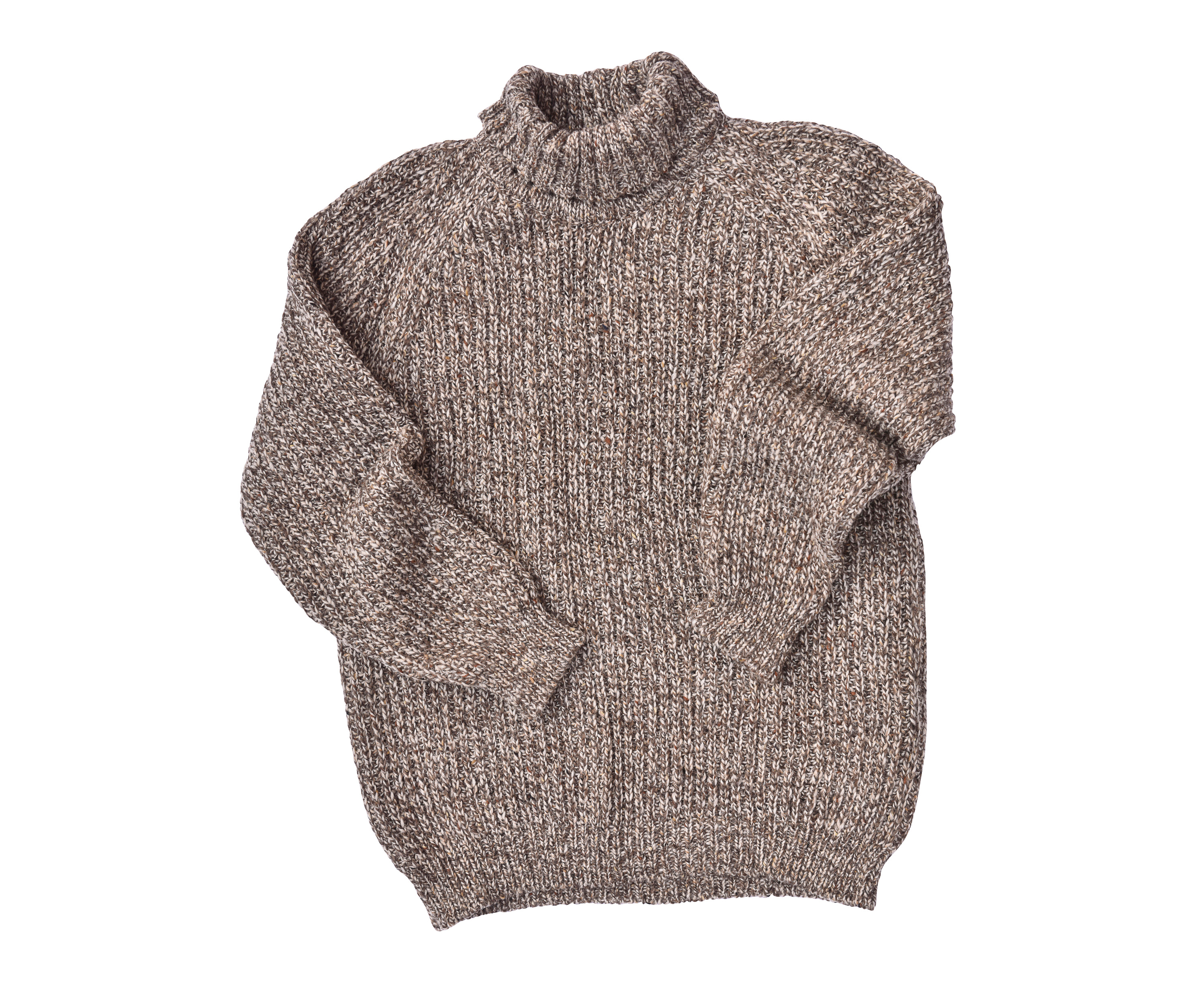 fisherman's polo neck sweater