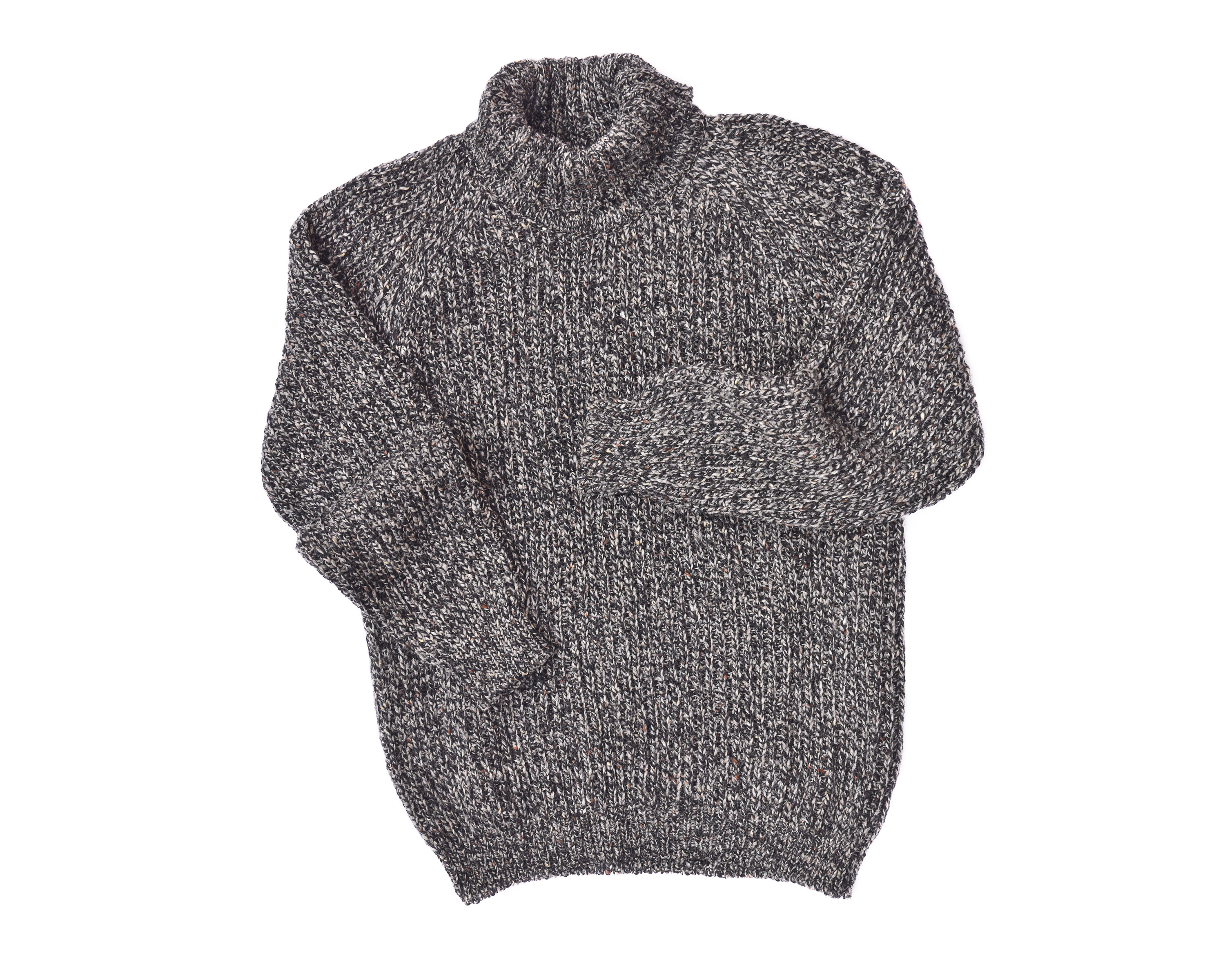 fisherman's polo neck sweater