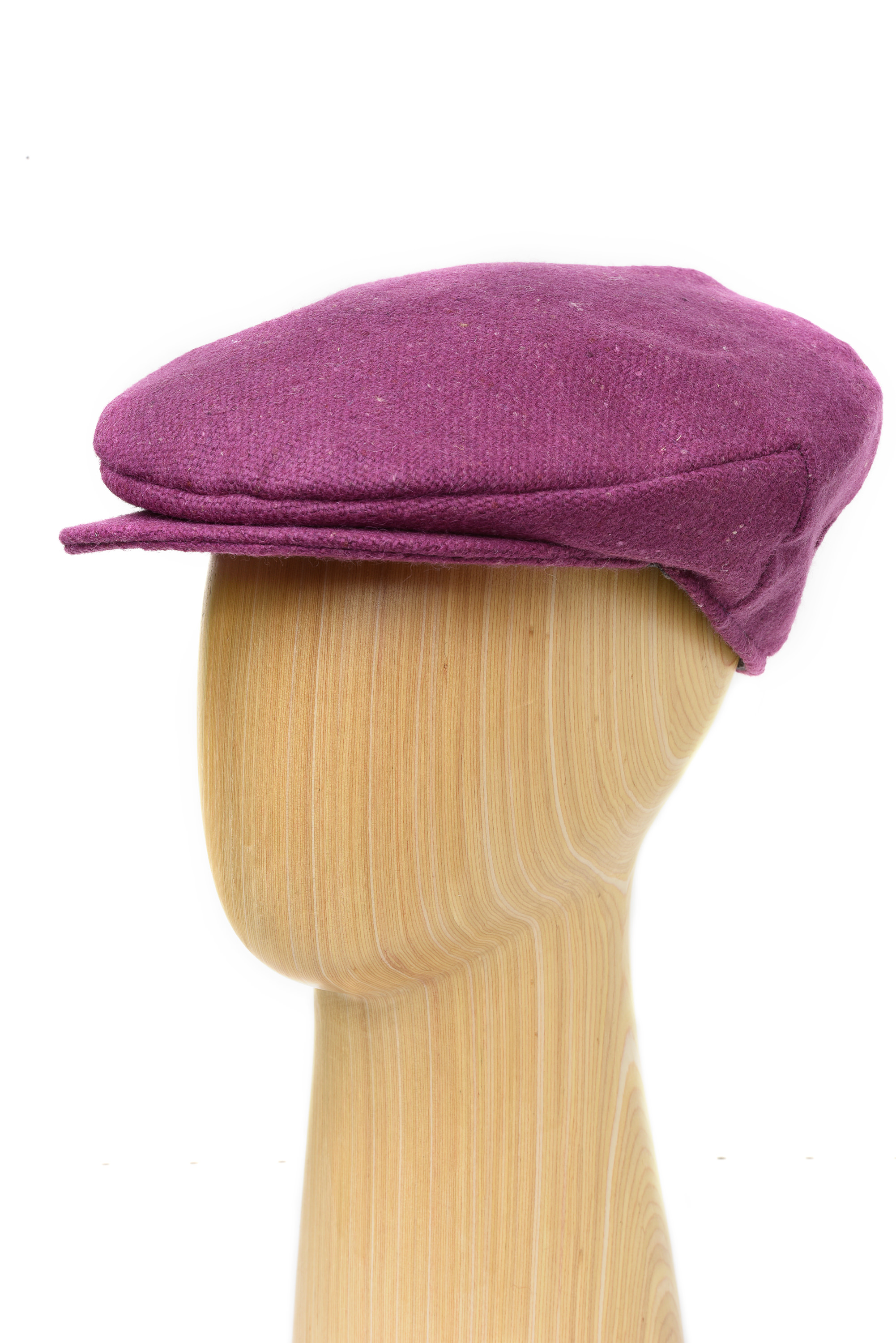 purple flat cap