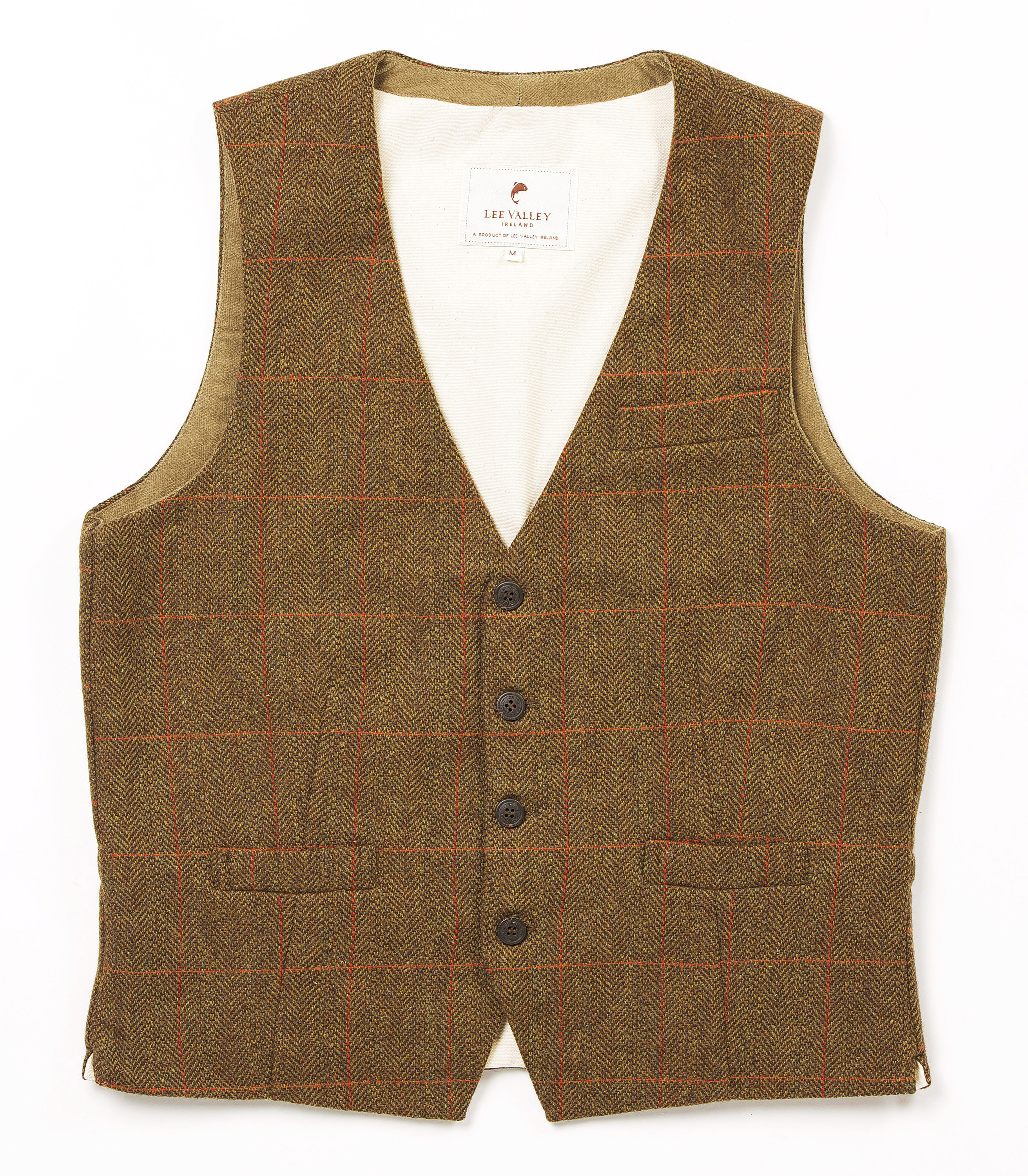 Lee Valley Moss check waistcoat from Irish Inspiration Irish Inspiration
