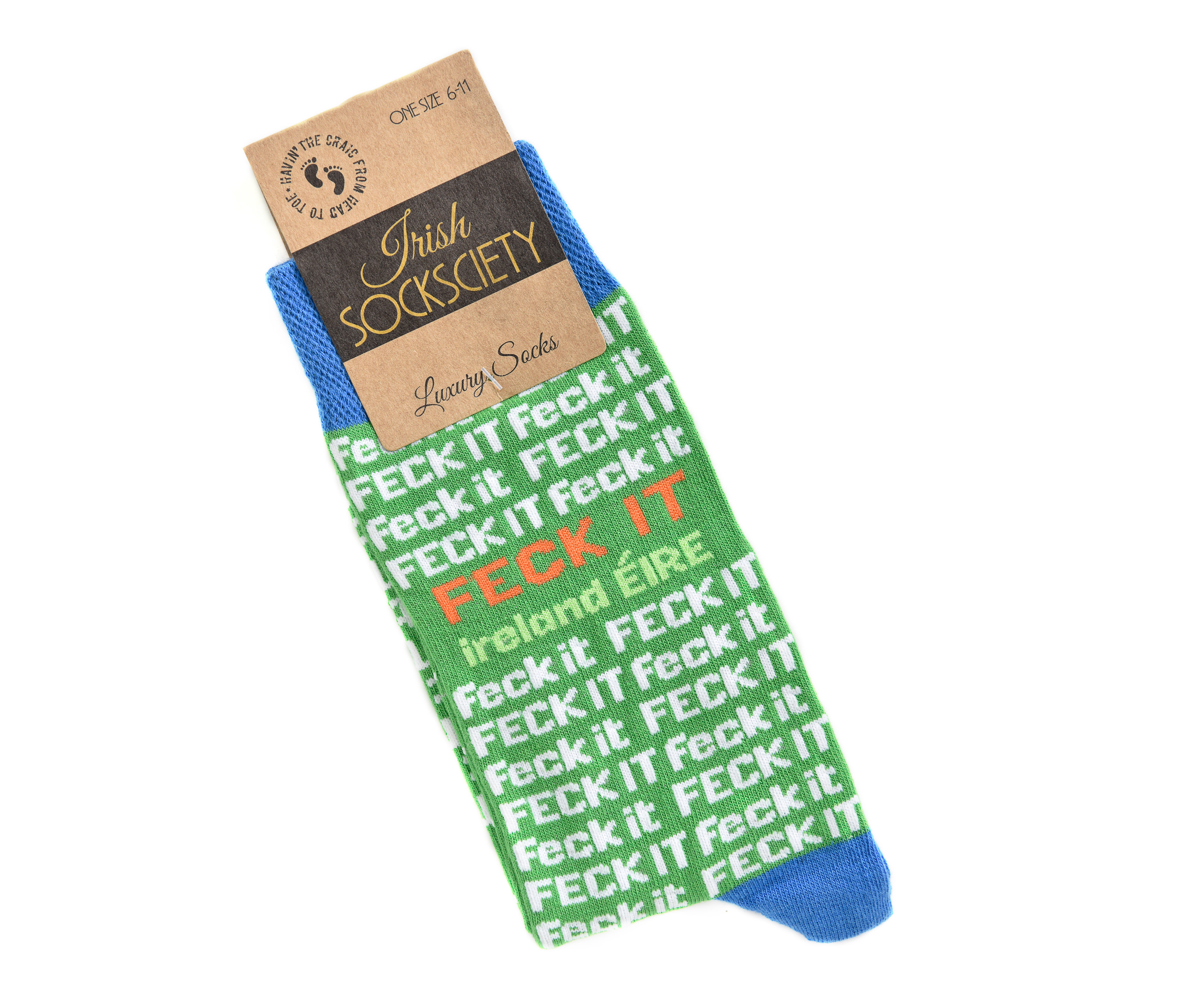 Buy Feck it Irish novelty socks from Irish Inspiration Irish Inspiration