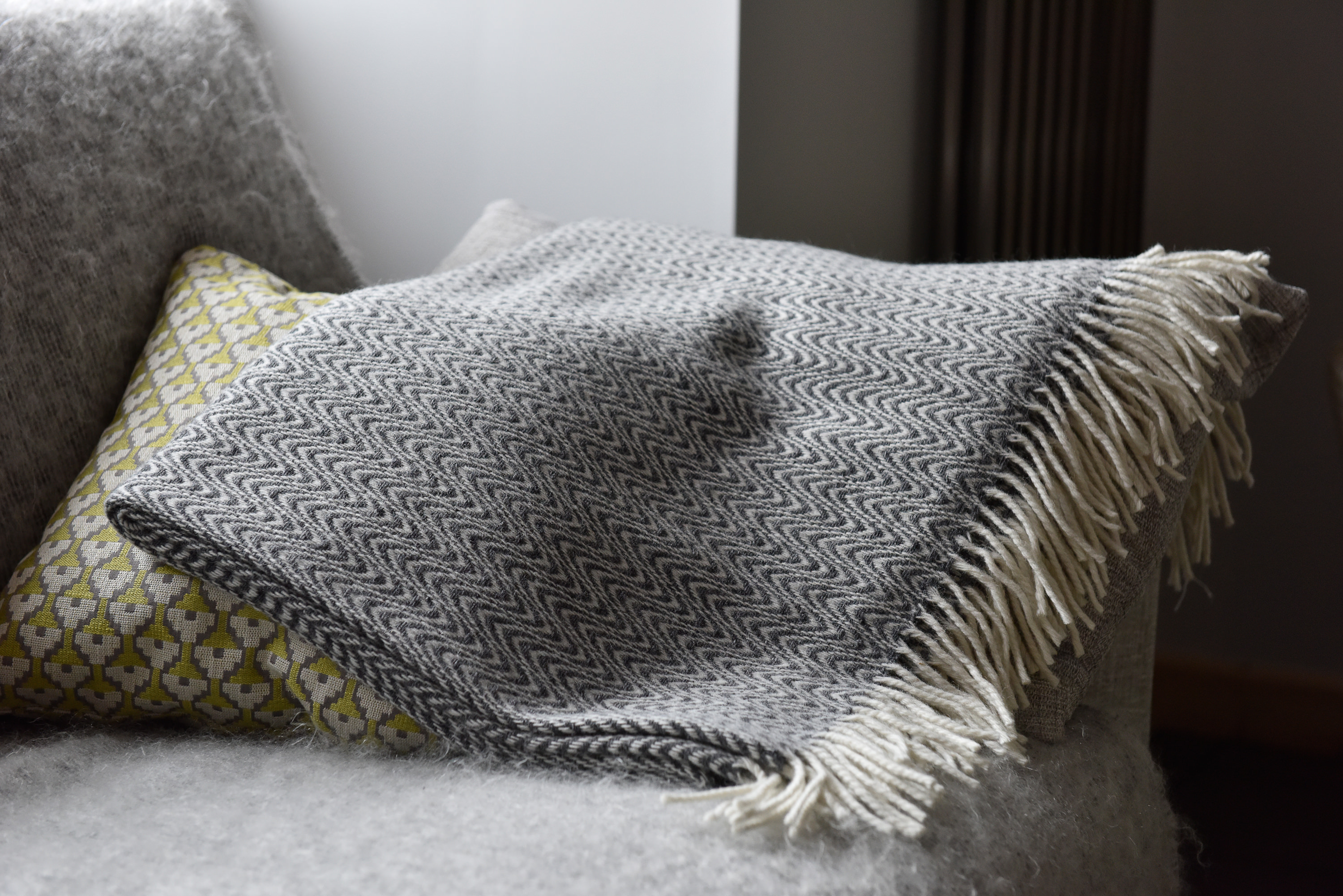 Buy a Foxford animal print blanket throw from Irish Inspiration