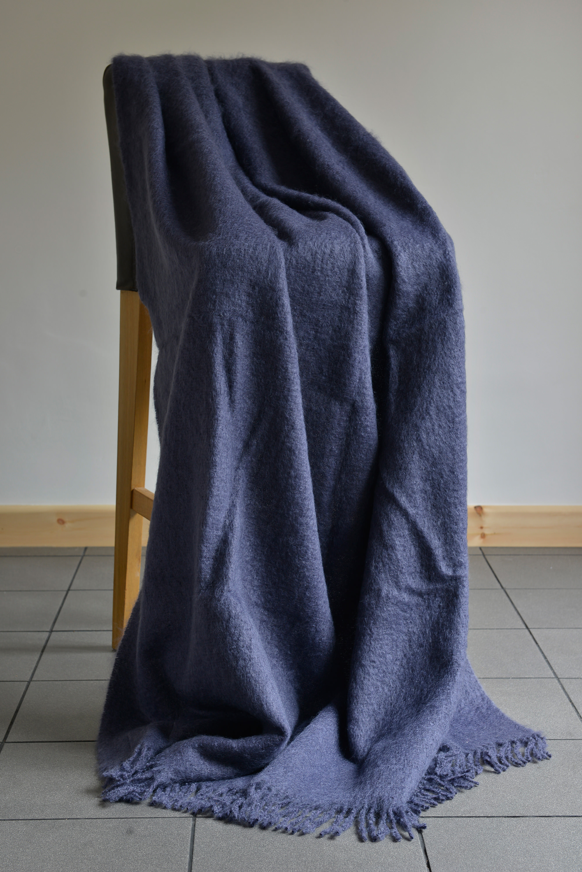 Blue best sale mohair throw