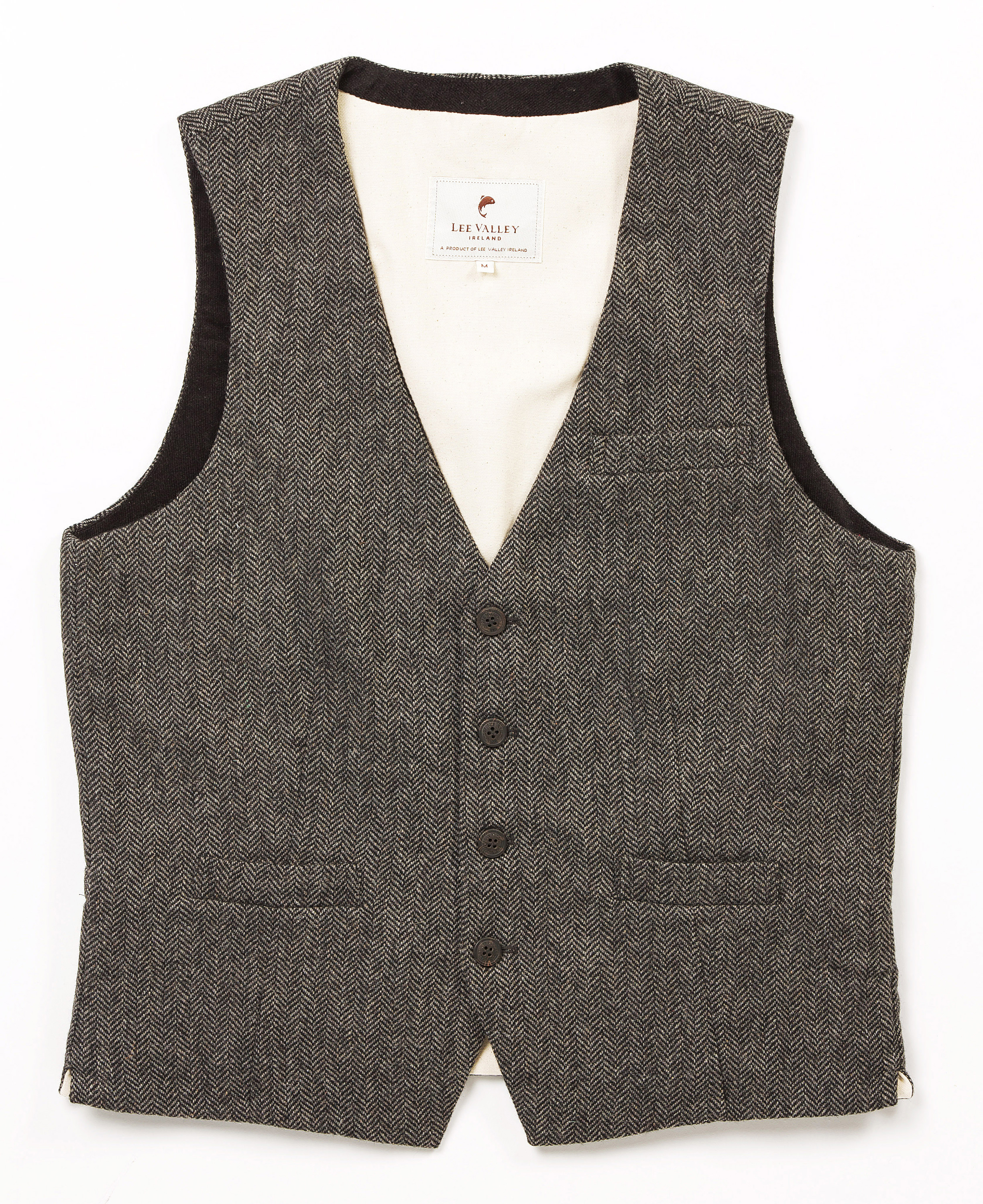 Herringbone sales tweed vest