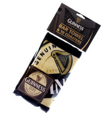 Guinness Bar Towel Guinness Coaster Set 146 Irish Inspiration