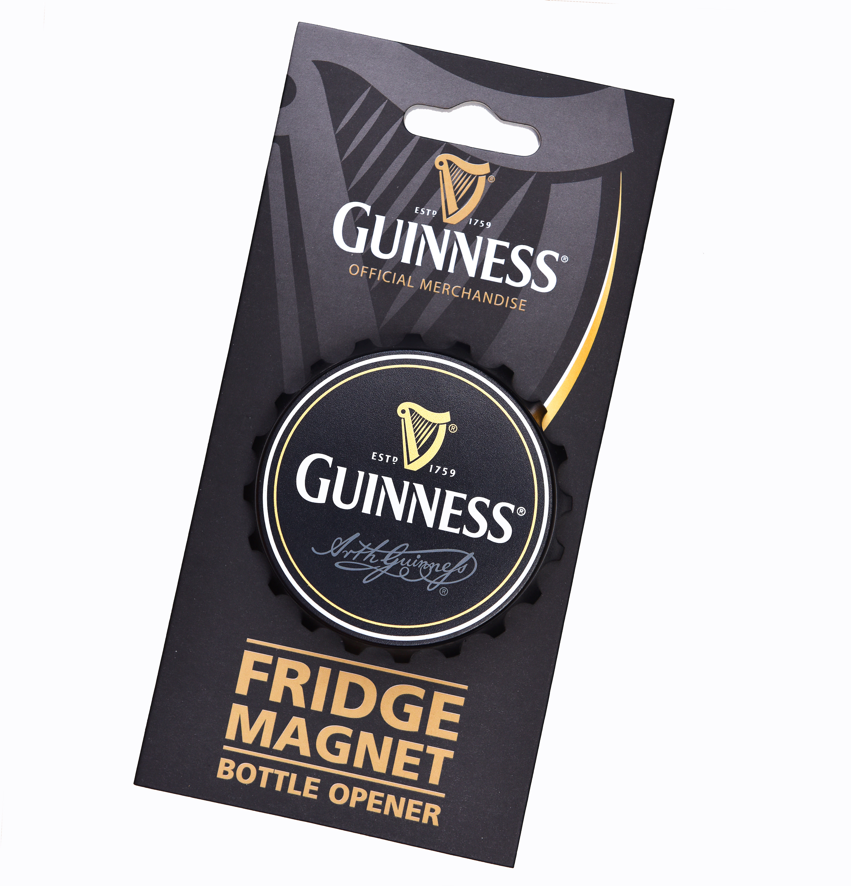 Guinness screw cap bottle opener and fridge from Irish Inspiration Irish Inspiration